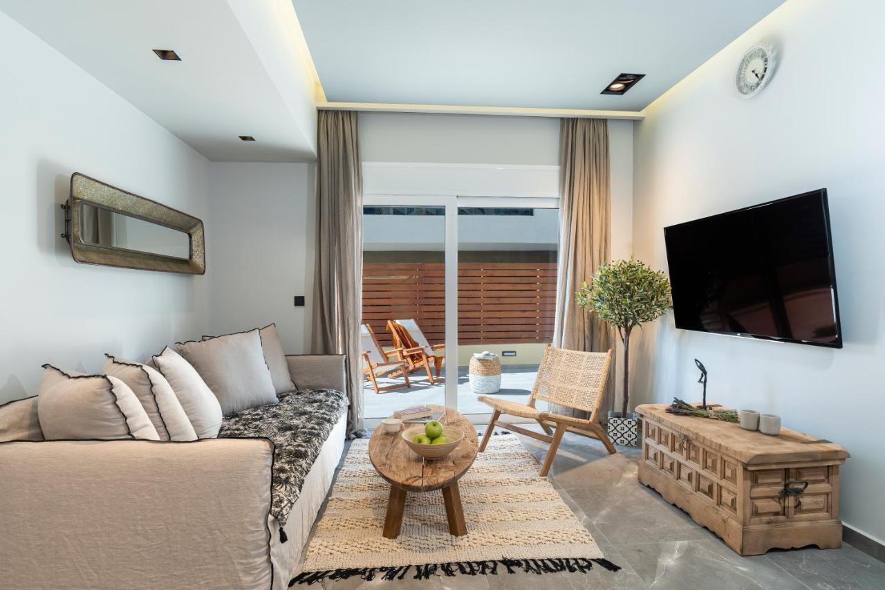 Elia & Anthos Deluxe Suites Иксия Екстериор снимка