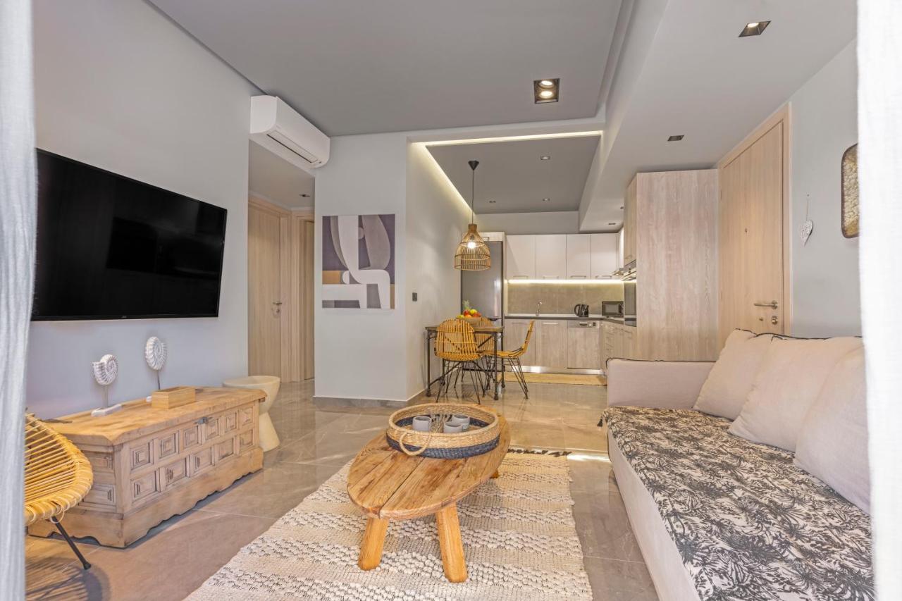 Elia & Anthos Deluxe Suites Иксия Екстериор снимка